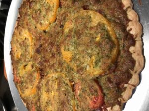 IMG_5363 Tomato, Bacon & Pesto Tart