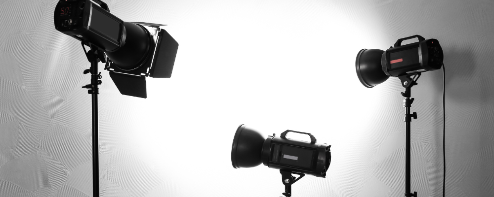 photo showing cameras for fashion shoot