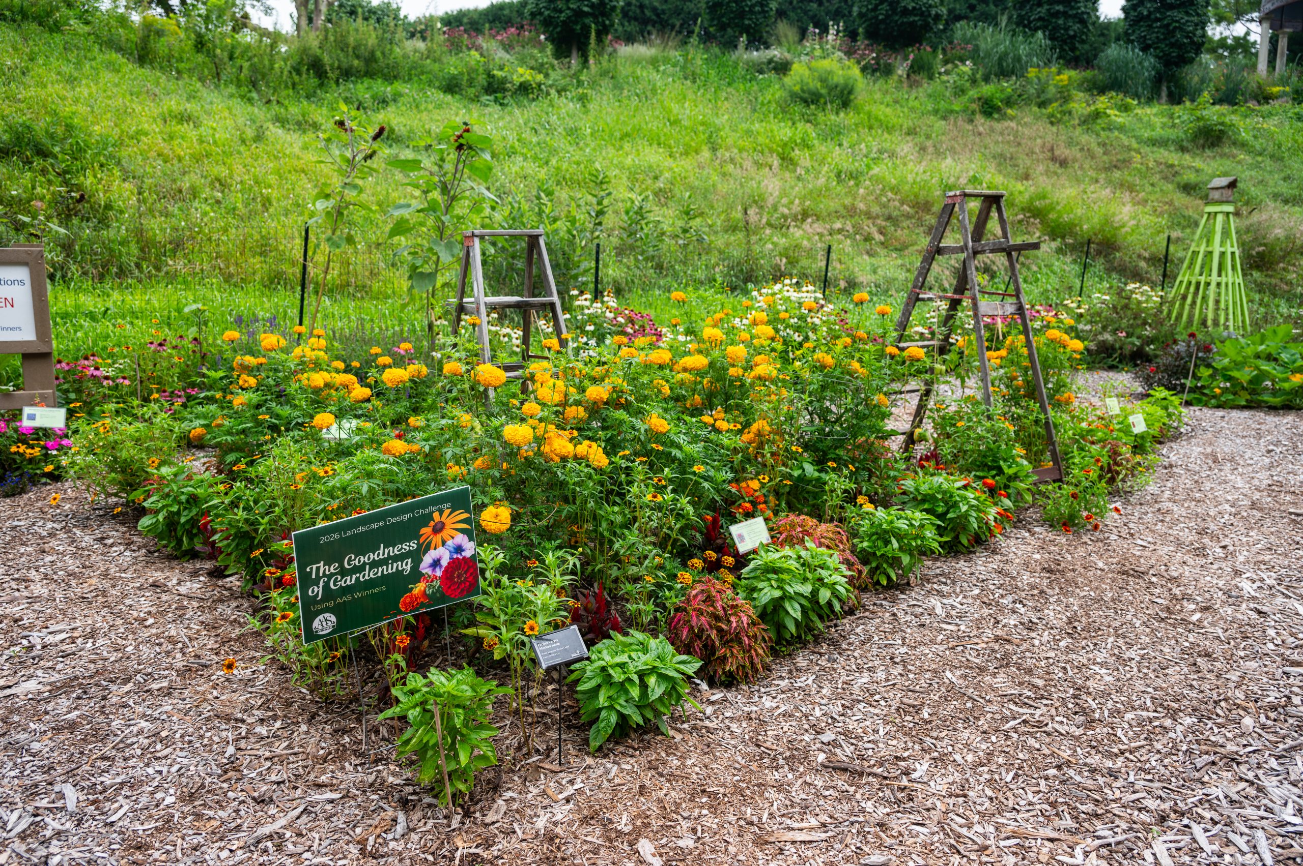 AAS Display Landscape Design Second Place Winner: Green Bay Botanical Garden in Green Bay, Wisconsin